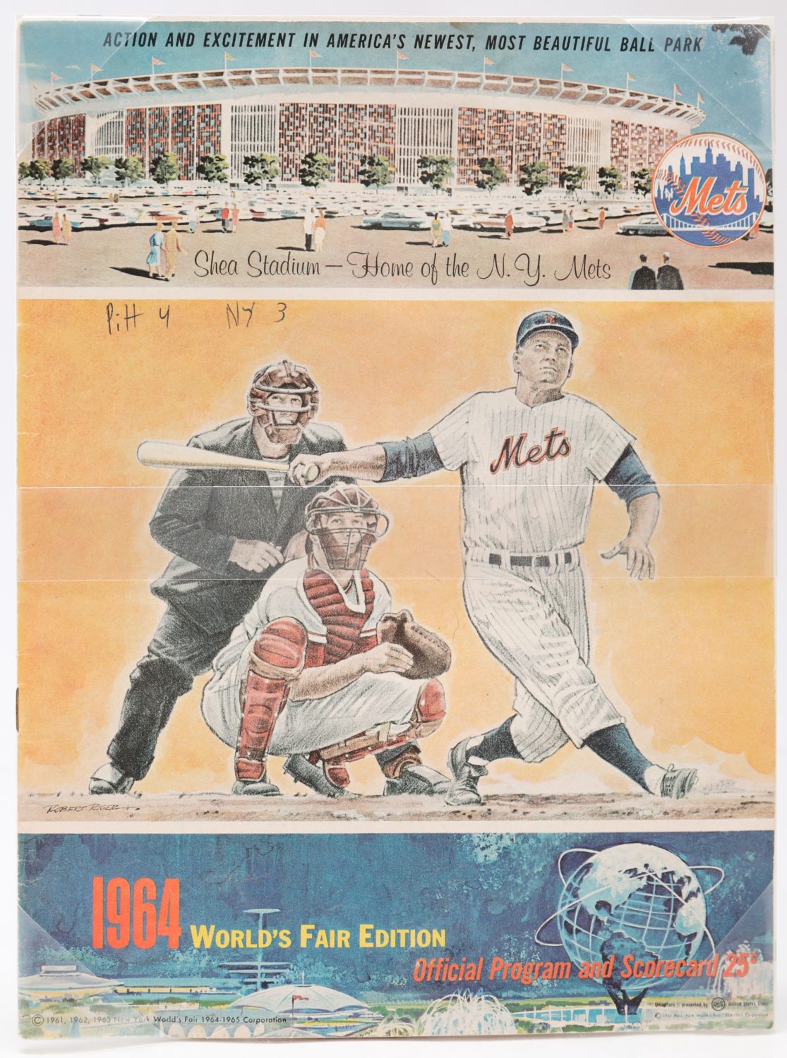 1964 Mets Program: Shea Stadium & World's Fair