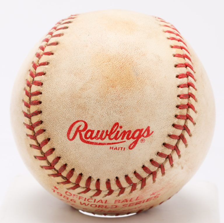 1986 World Series Game-Used Ball with Rawlings Logo