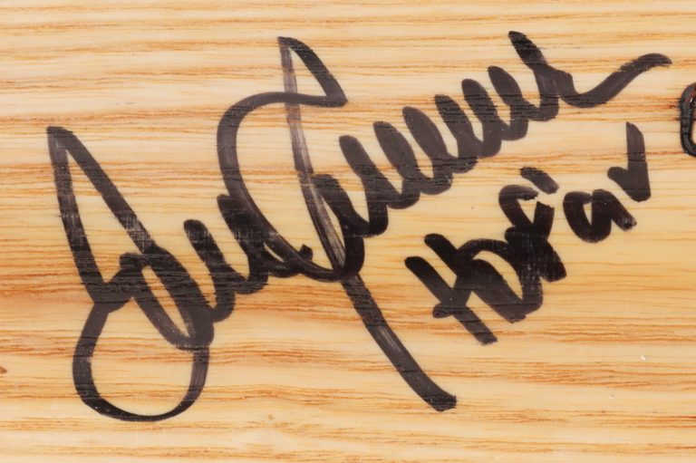 Tom Seaver Autographed Baseball Bat - Autograph Detail