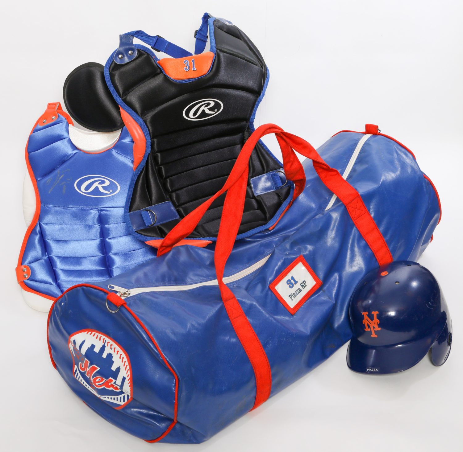 Mike Piazza's Catcher's Equipment