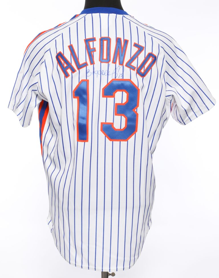 Edgardo Alfonzo Autographed Jersey - Back