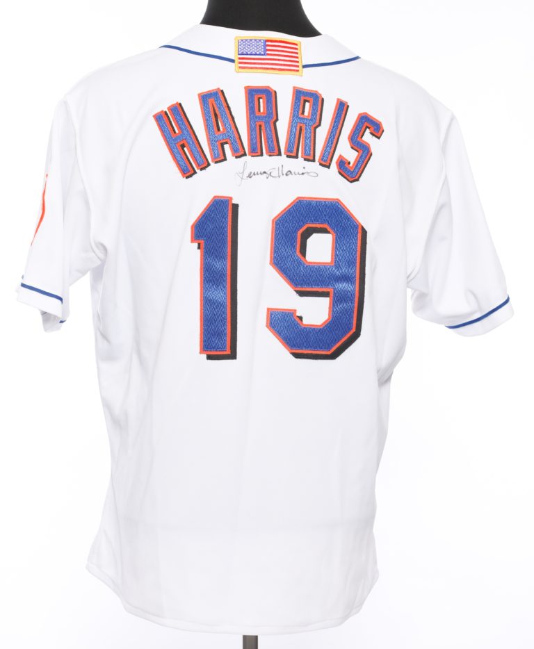 Lenny Harris Autographed 9/11 Memorial Jersey