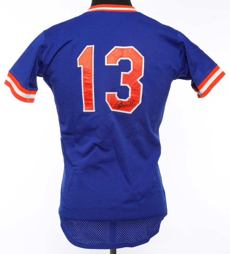 Lee Mazzilli Autographed Batting Practice Jersey - Back