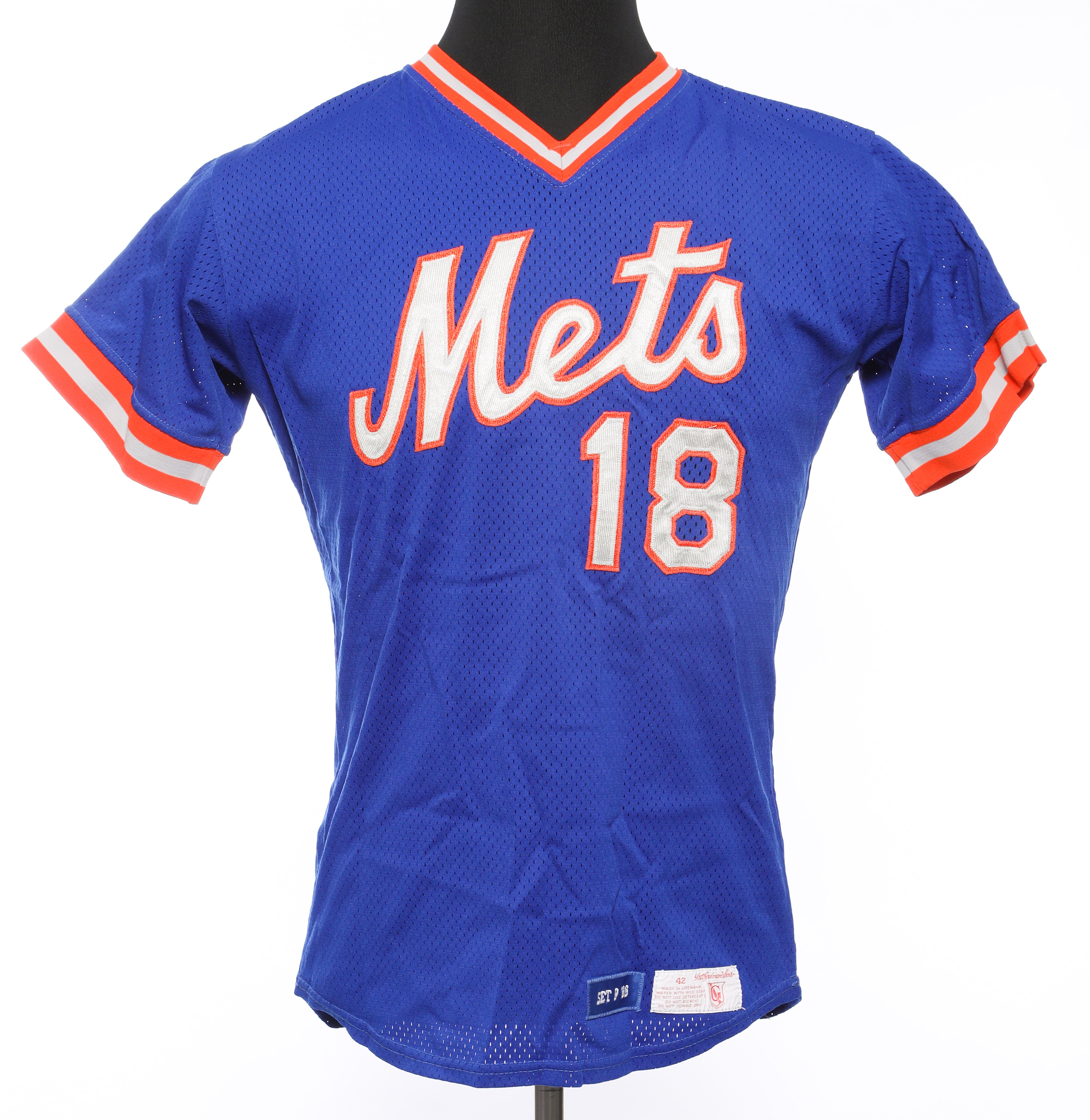 Lenny Dykstra Signed Batting Practice Jersey - Mets History