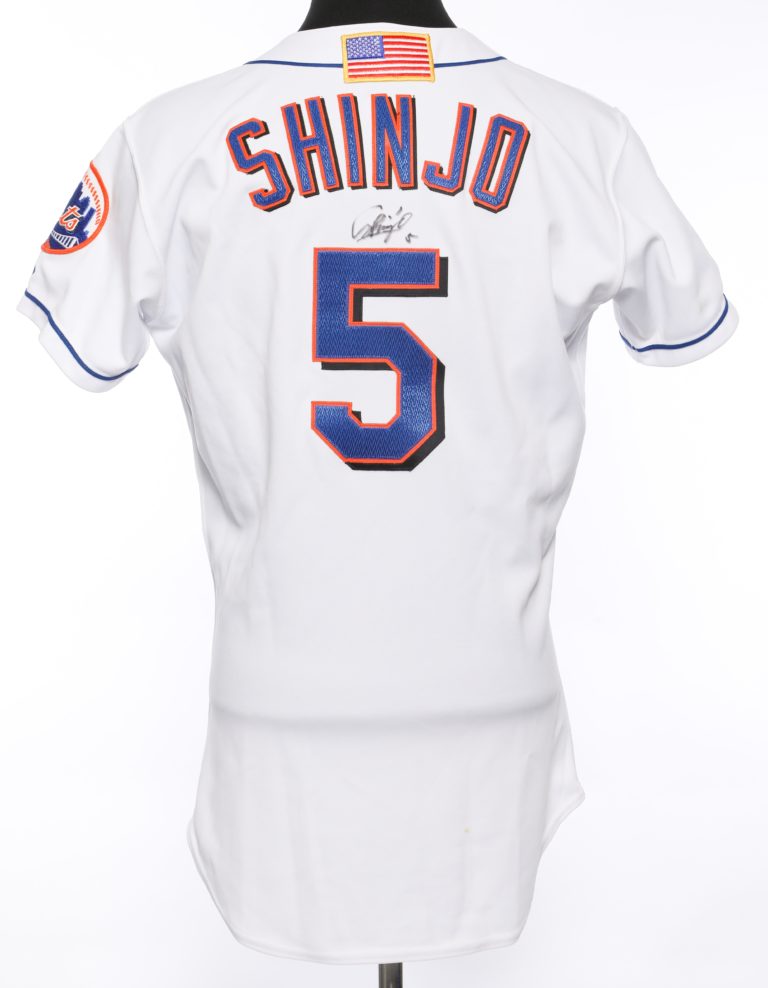 Tsuyoshi Shinjo Signed 9/11 Memorial Jersey - Mets History