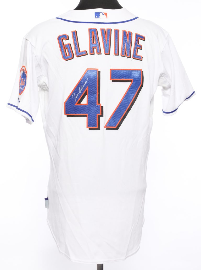 Tom Glavine Autographed Mets Jersey