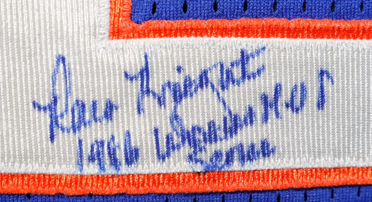 Ray Knight Autographed Batting Practice Jersey - Autograph Detail