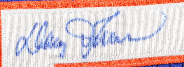 Davey Johnson Autographed Mets Jersey - Autograph Detail