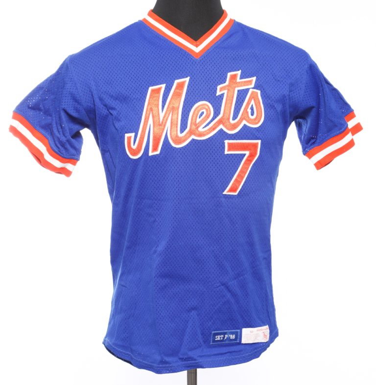 Kevin Mitchell Autographed Batting Practice Jersey - Mets History