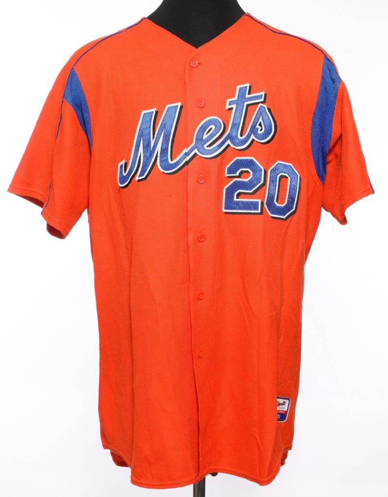 Burnitz Autographed Batting Practice Jersey - Mets History