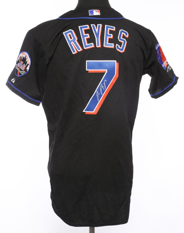 Jose Reyes Autographed 2004 Road Jersey