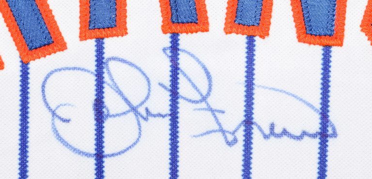 John Franco Autographed Jersey - Autograph Detail