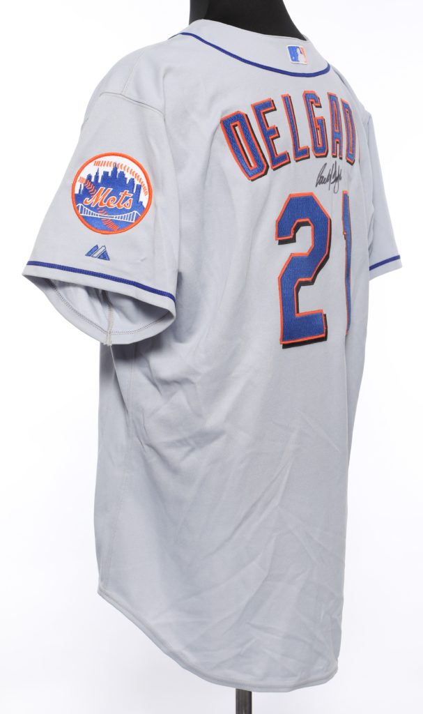 Majestic New York Mets Carlos Delgado #21 Vintage T-Shirt Adult Size M New