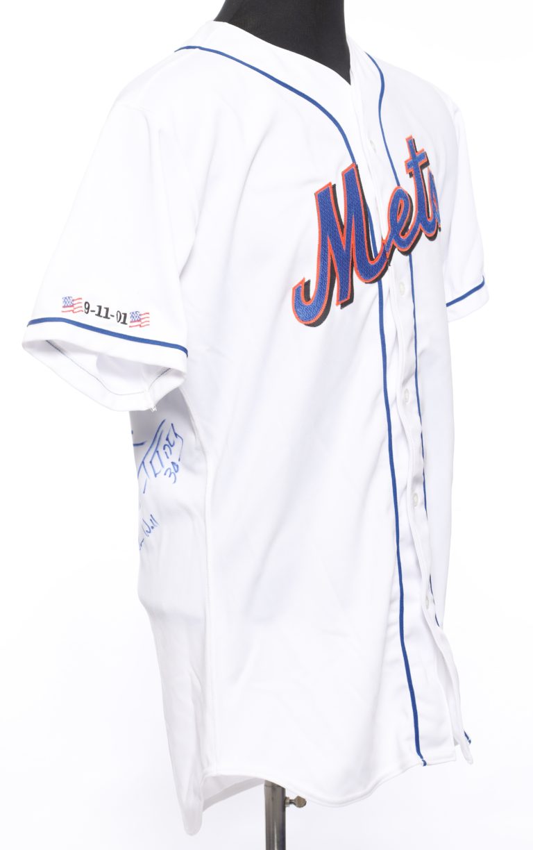 Autographed Mets 9/11 Memorial Jersey - Mets History