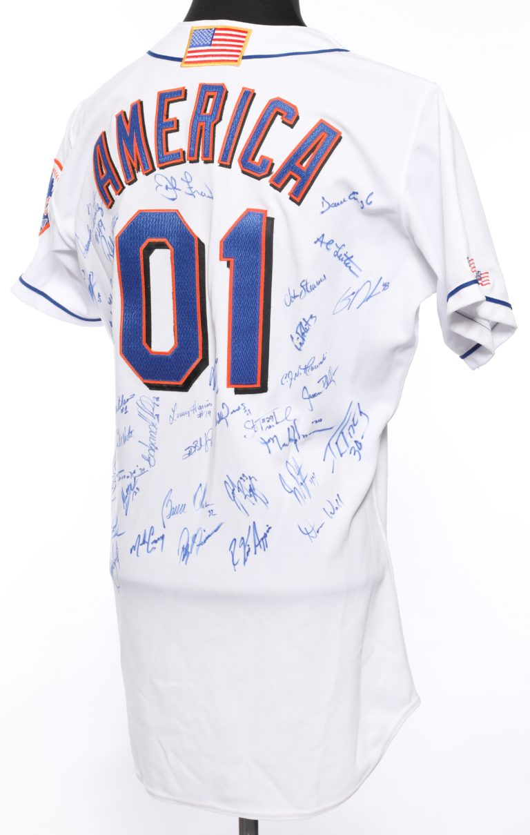 Autographed Mets 9/11 Memorial Jersey