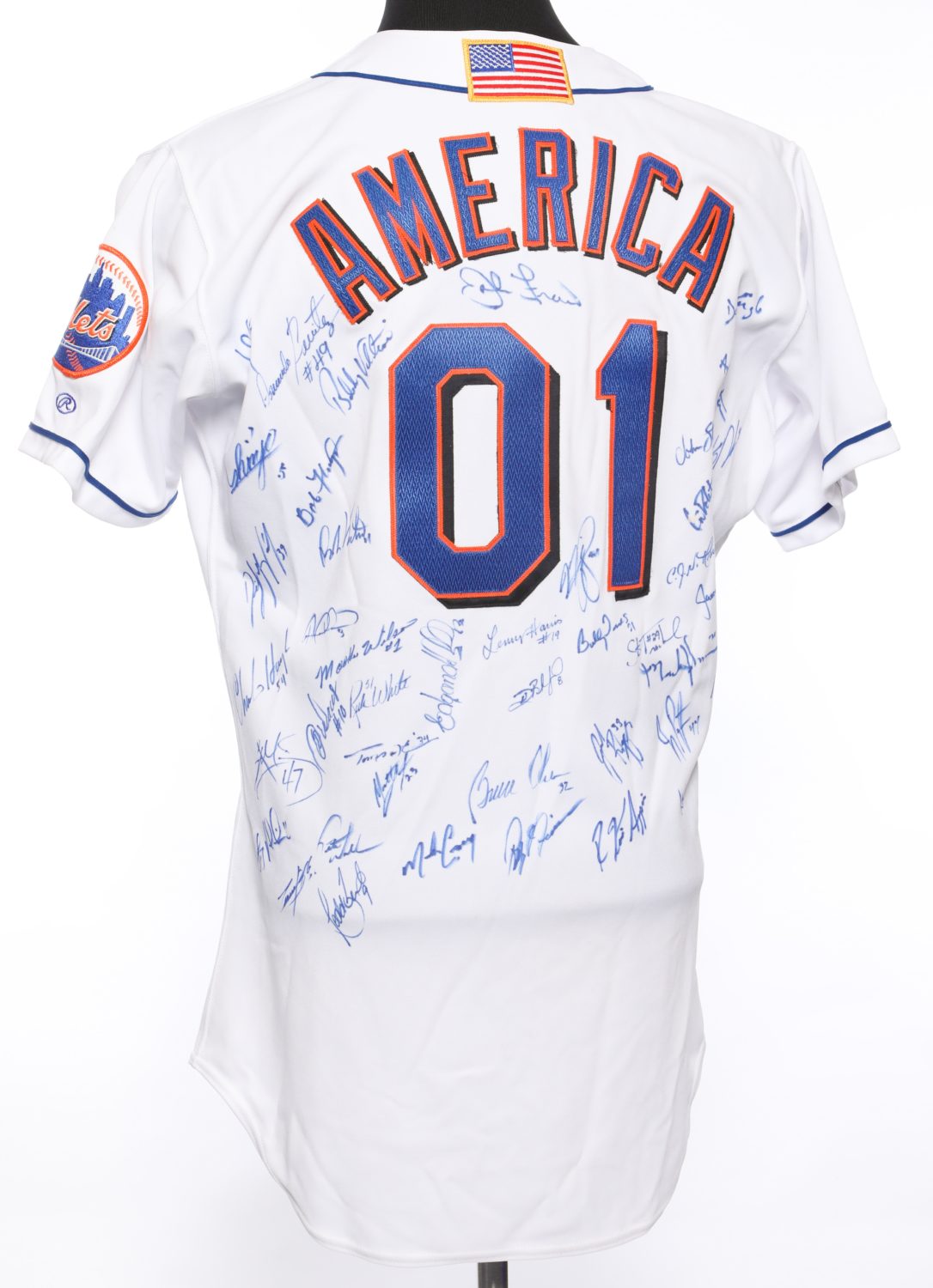 Autographed Mets 9/11 Memorial Jersey