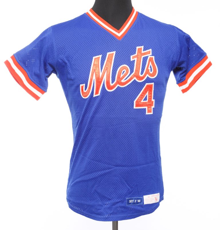 Lenny Dykstra Signed Batting Practice Jersey - Mets History