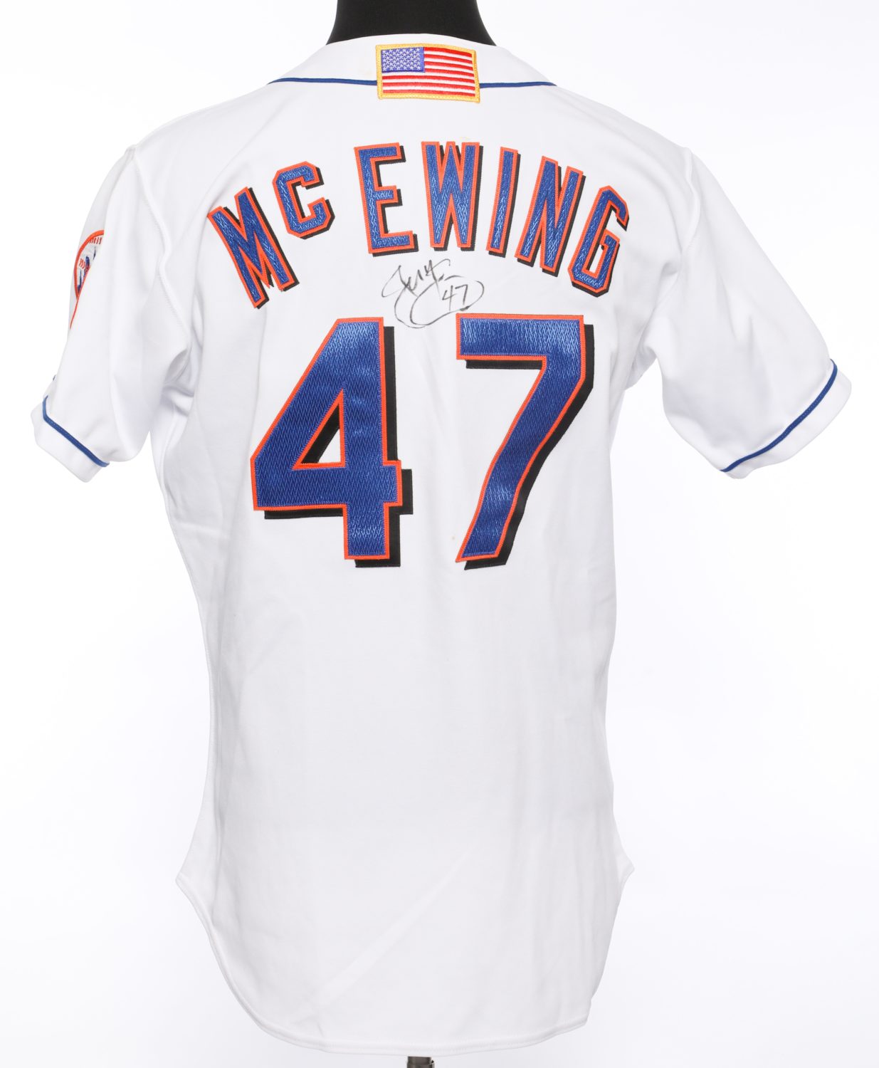 Joe McEwing Autographed 9/11 Memorial Jersey