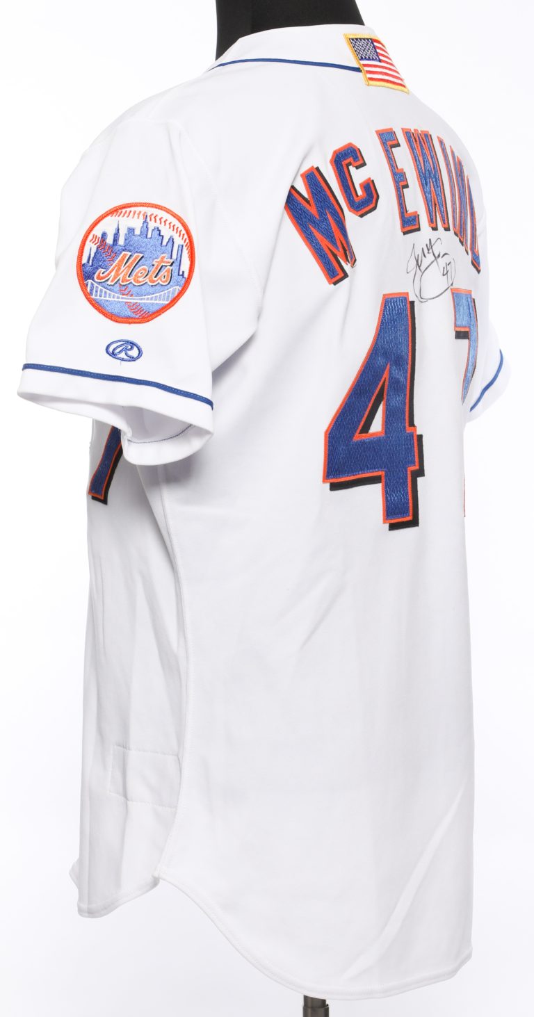 Joe McEwing Autographed 9/11 Memorial Jersey