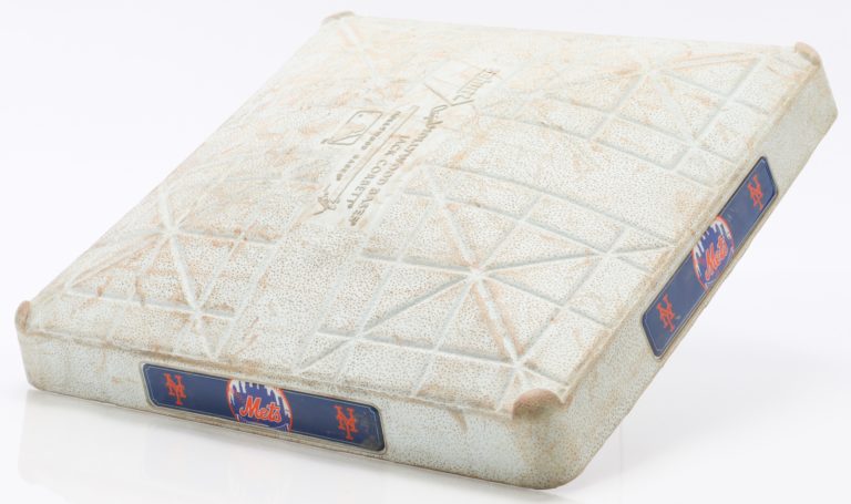 Base from Game When Noah Syndergaard Hit his First MLB Home Run