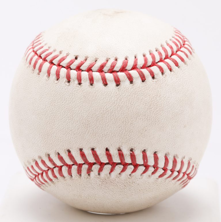 Game-Used Ball from Bartolo Colon's 220th Win