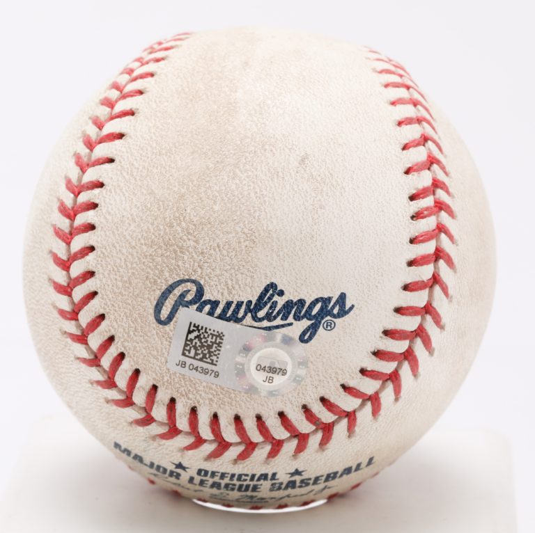 Baseball from Wright's Record Walk-Off Game