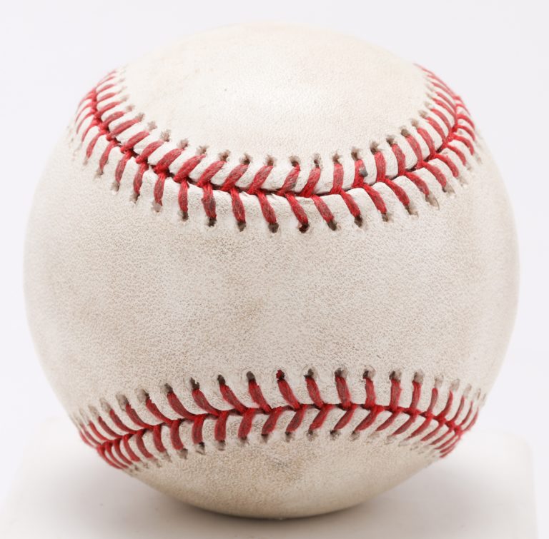 Game-Used Ball from 2018 Mets Opening Day