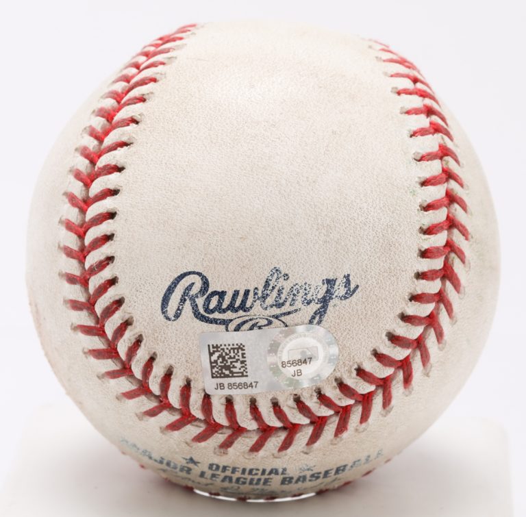 Game-Used Ball from 2018 Mets Opening Day