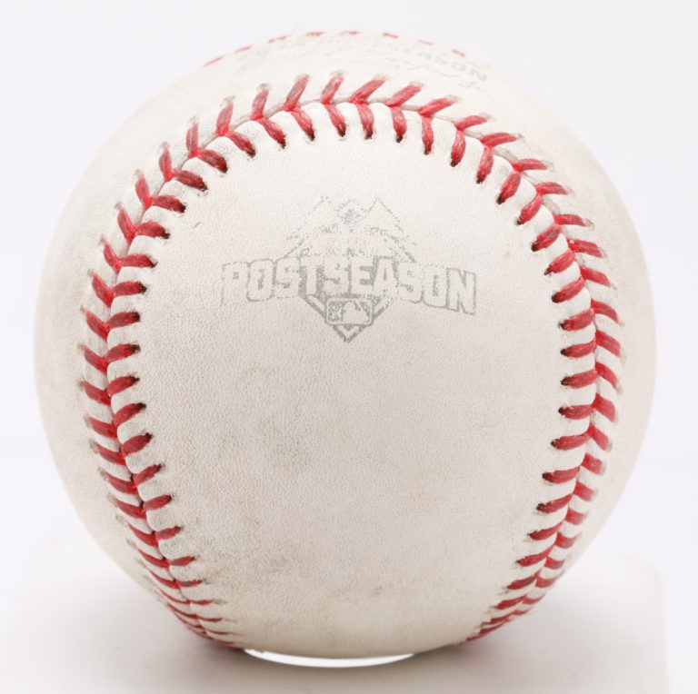 Game-Used Ball from First NLCS at Citi Field