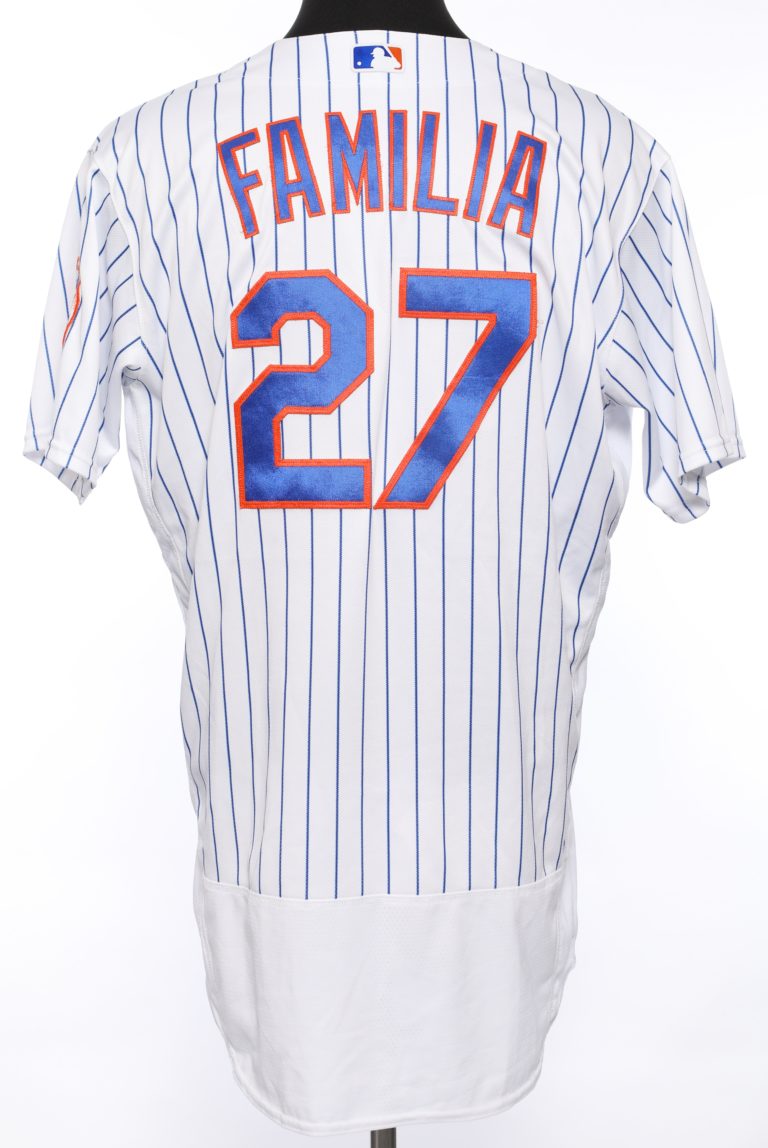 Jeurys Familia Game-Worn Jersey From 44th Save