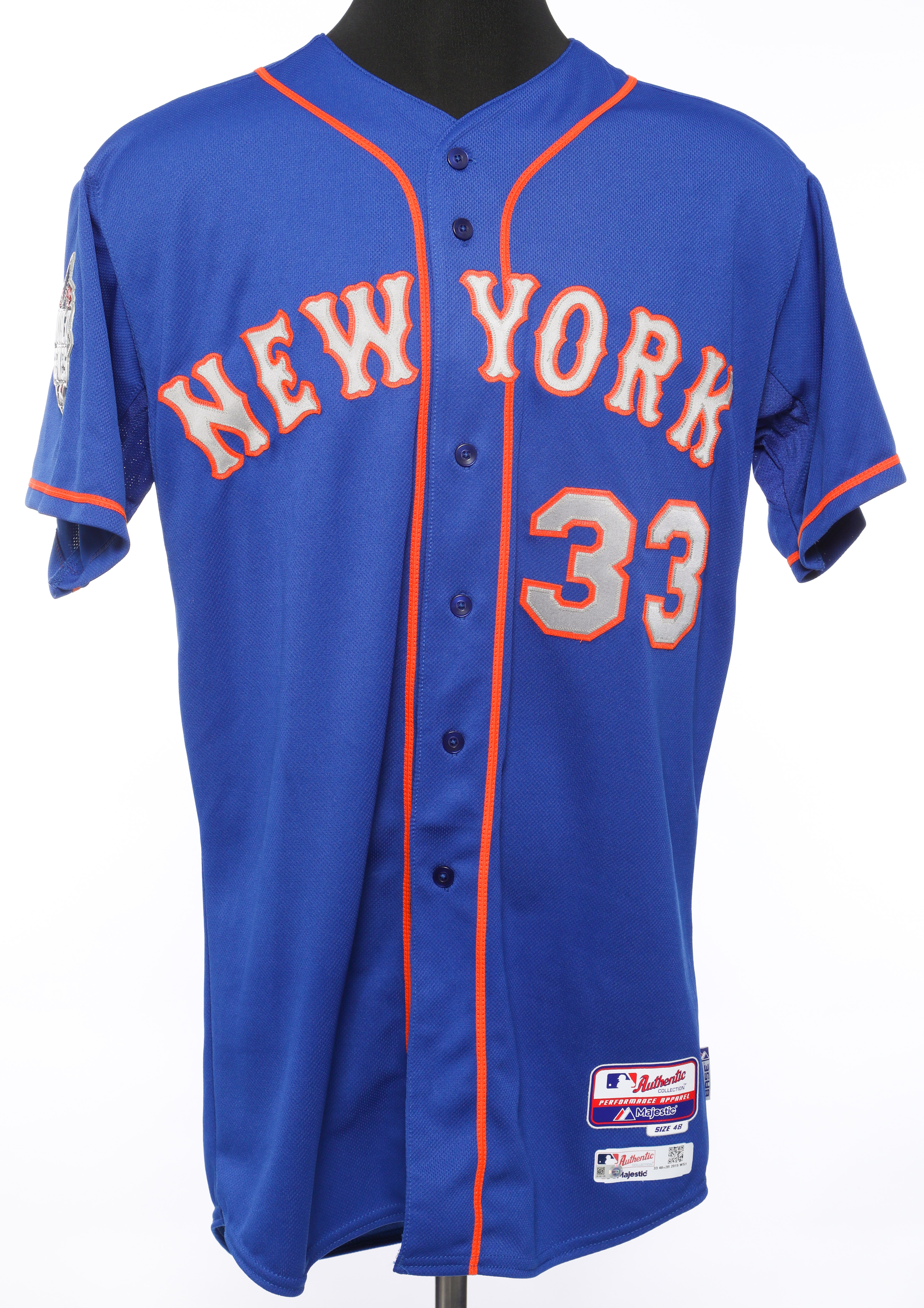 Matt Harvey 2015 World Series Game 1 Jersey - Mets History