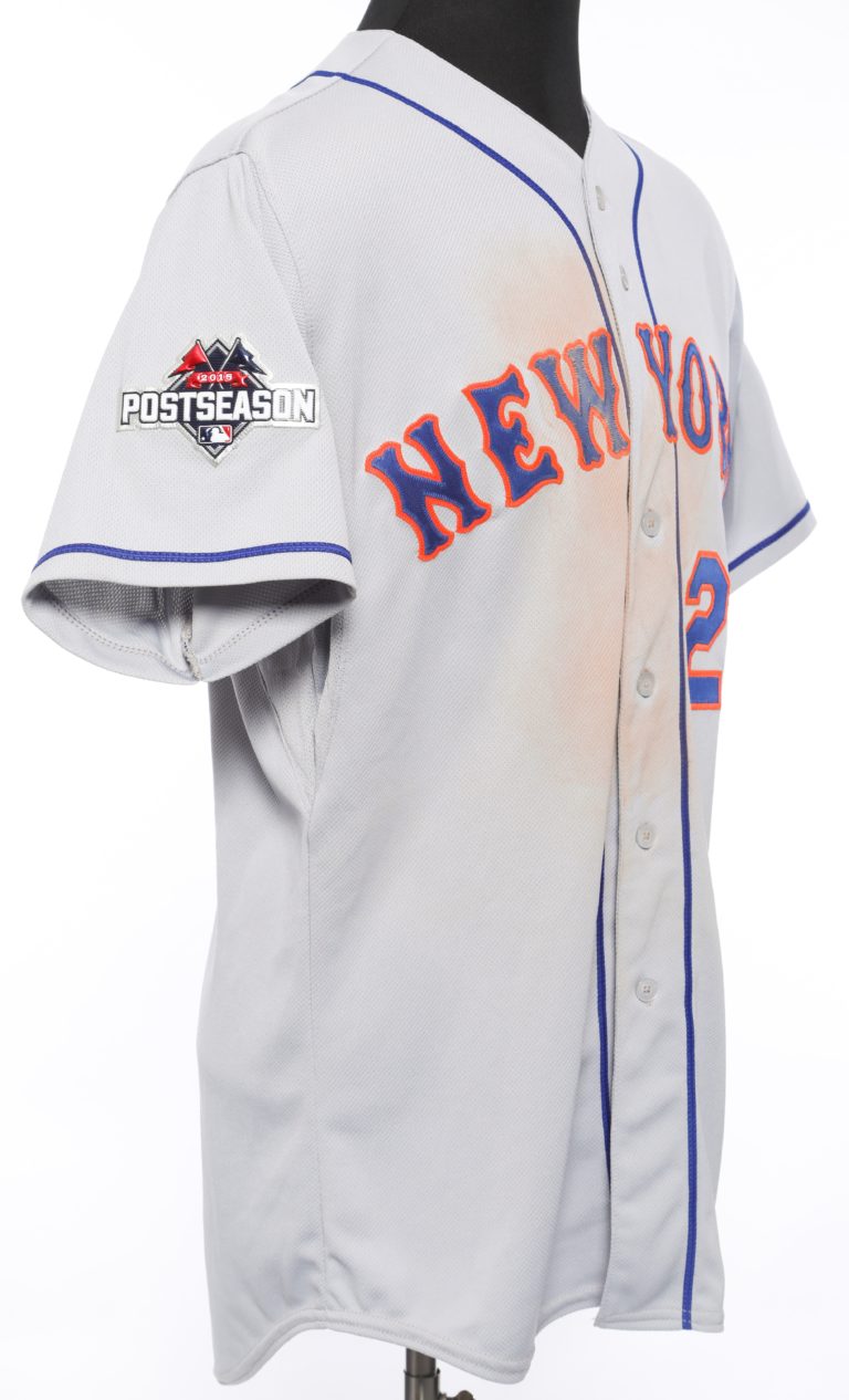 Daniel Murphy 2015 NLCS Game 3 Jersey with Postseason Badge