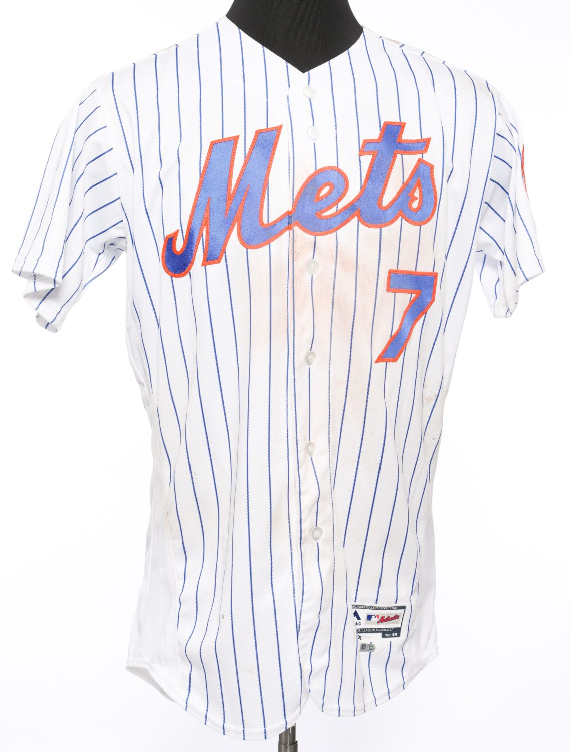 Jose Reyes Game-Worn Jersey from 2,000th Hit