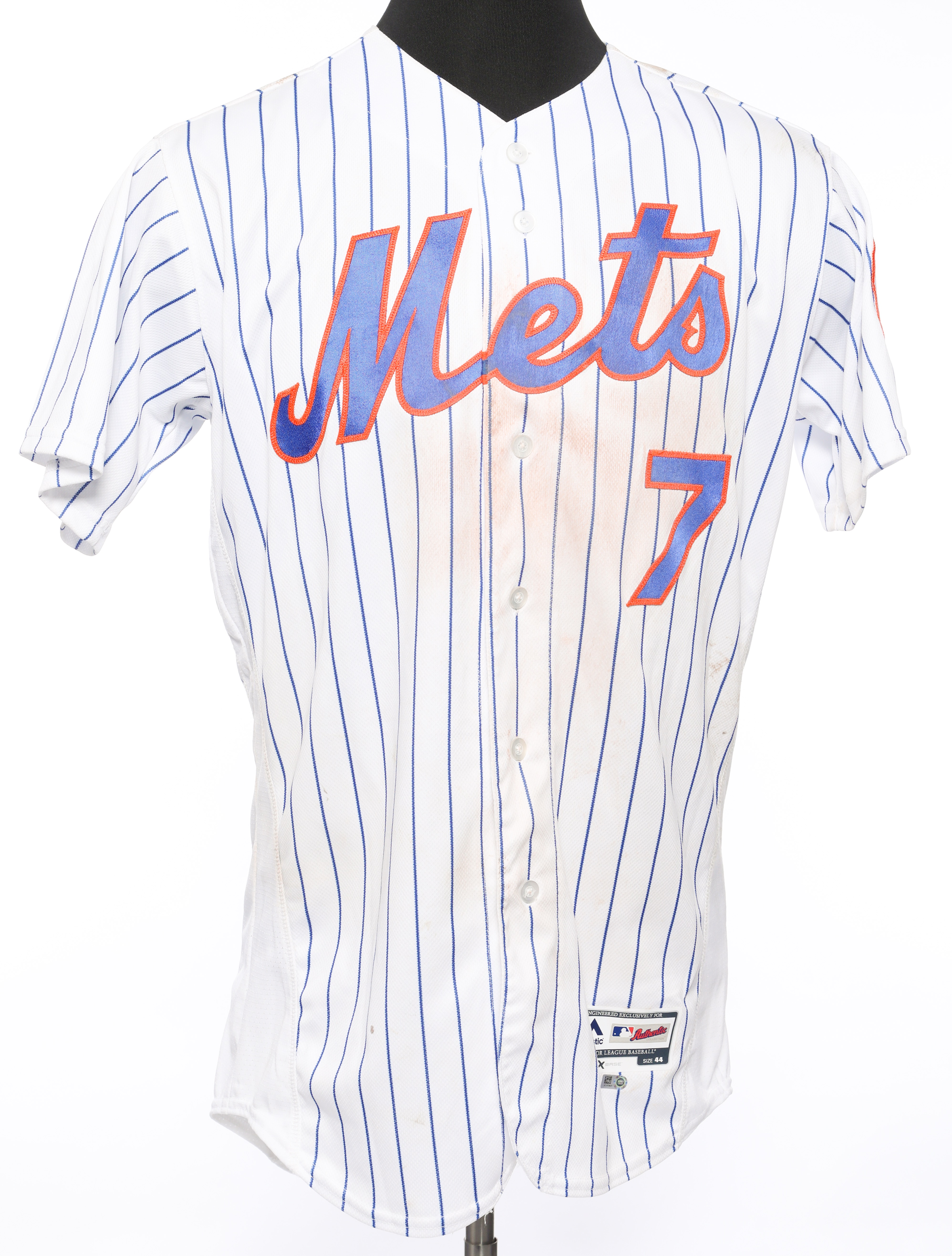 Jose Reyes Game-Worn Jersey From 2000th Hit - Mets History