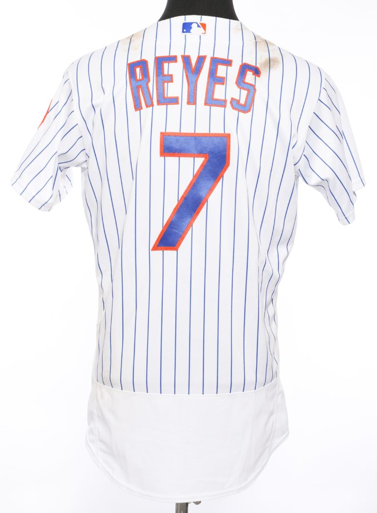 Jose Reyes Game-Worn Jersey from 2,000th Hit