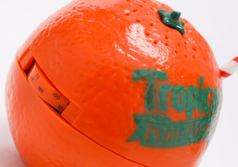 Tropicana Orange-Shaped Promotional Radio