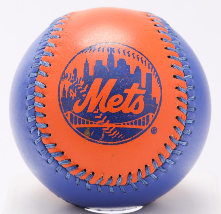 Mets-Colored 1992 Opening Day Baseball