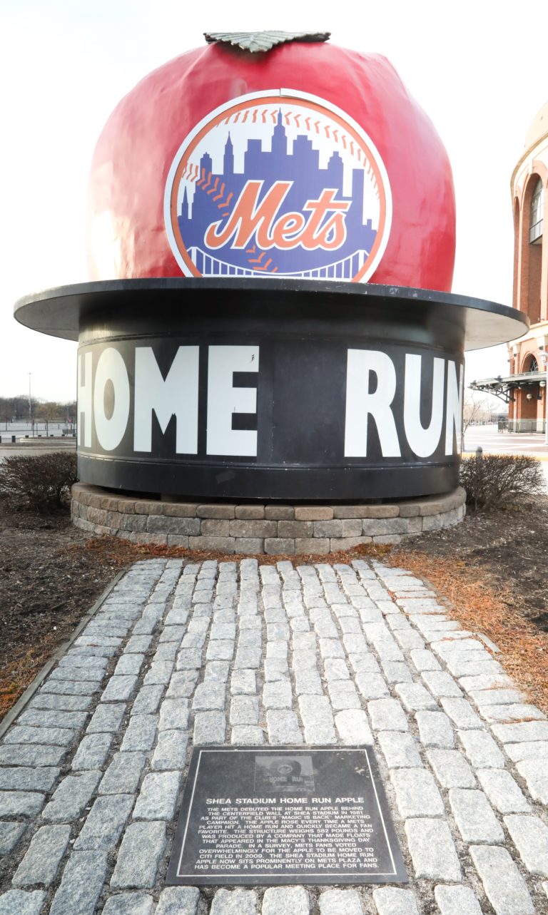 Original Shea Stadium Home Run Apple