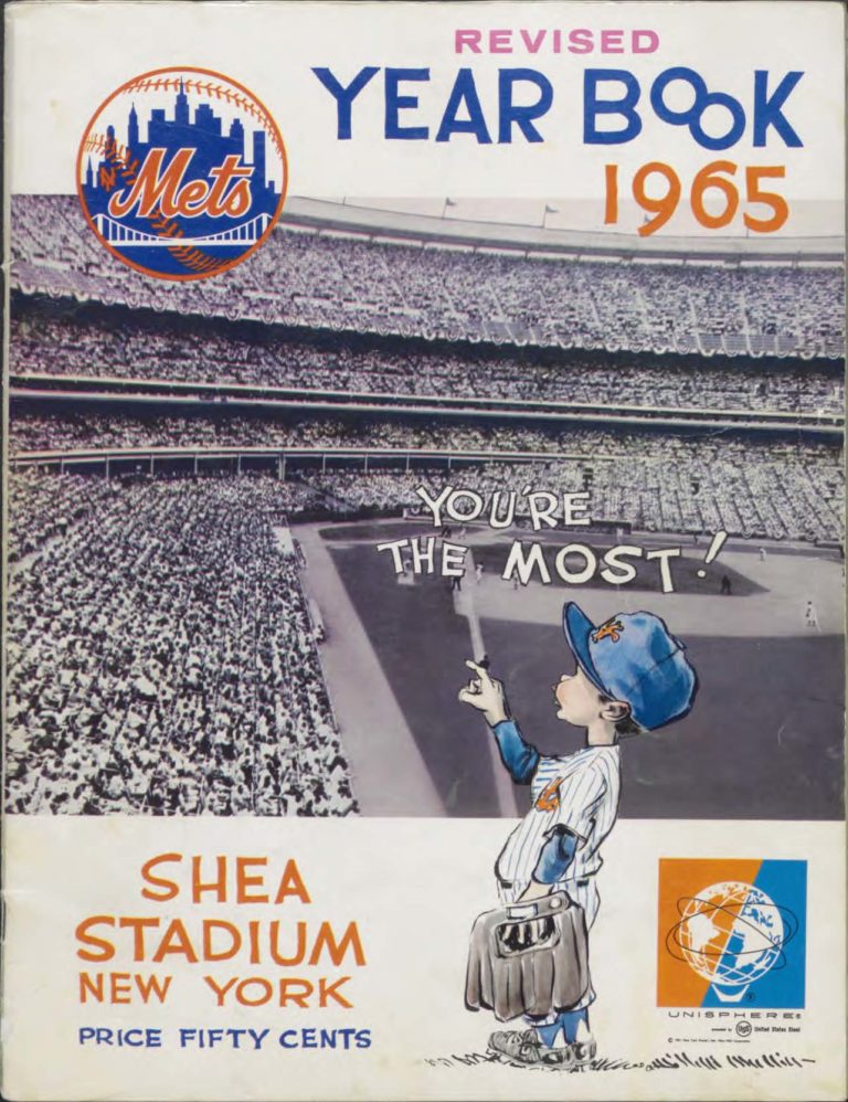 1965 Mets Yearbook Featuring Mr. Met (Revised)