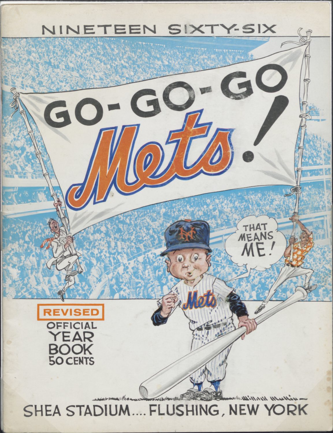 1966 New York Mets Yearbook: Go-Go-Go Mets