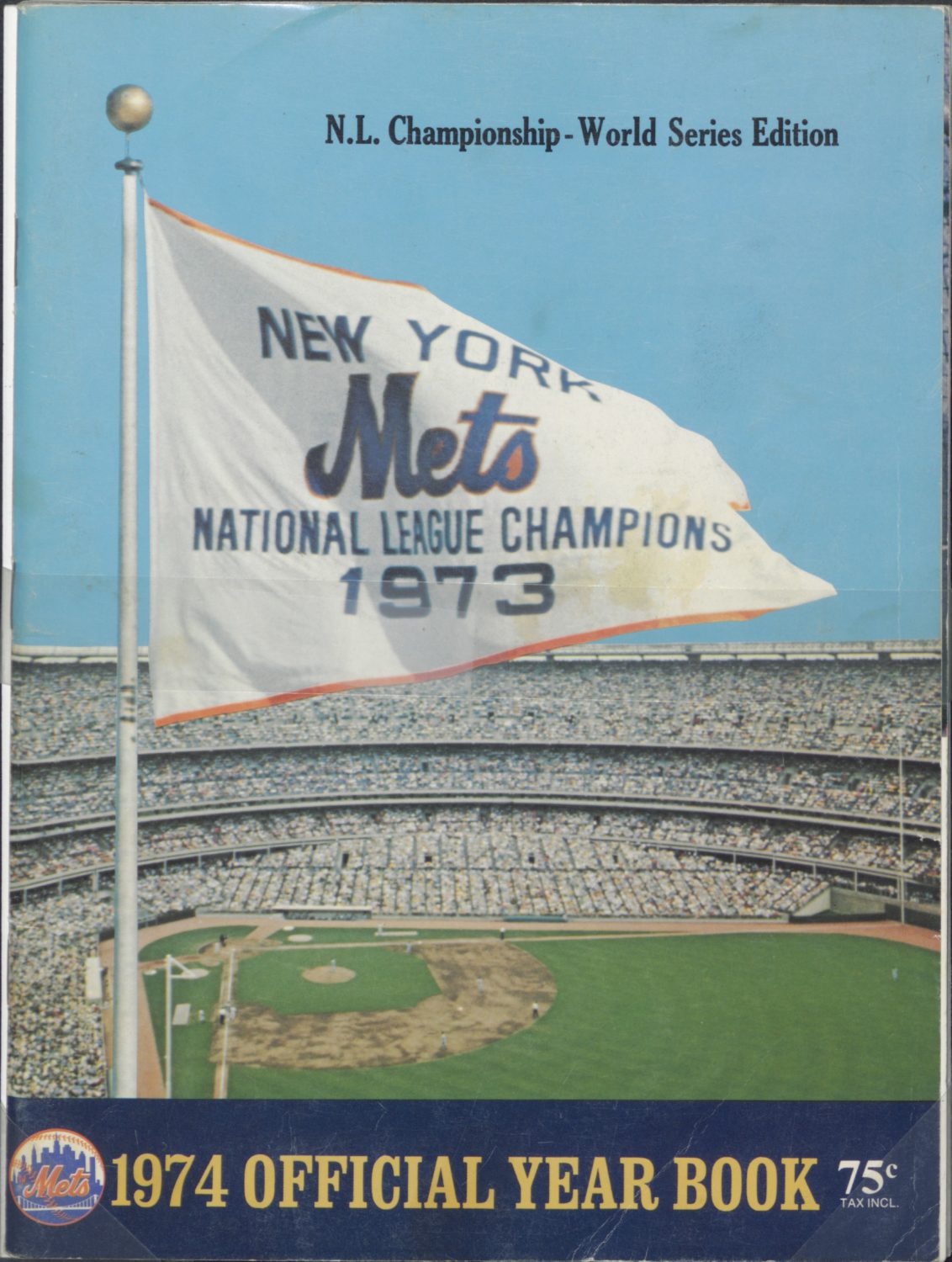 1974 New York Mets Yearbook: NLCS Pennant