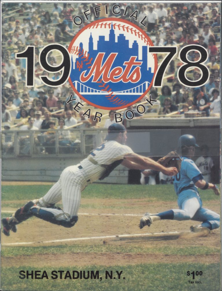 Mets 1978 Yearbook: John Stearns