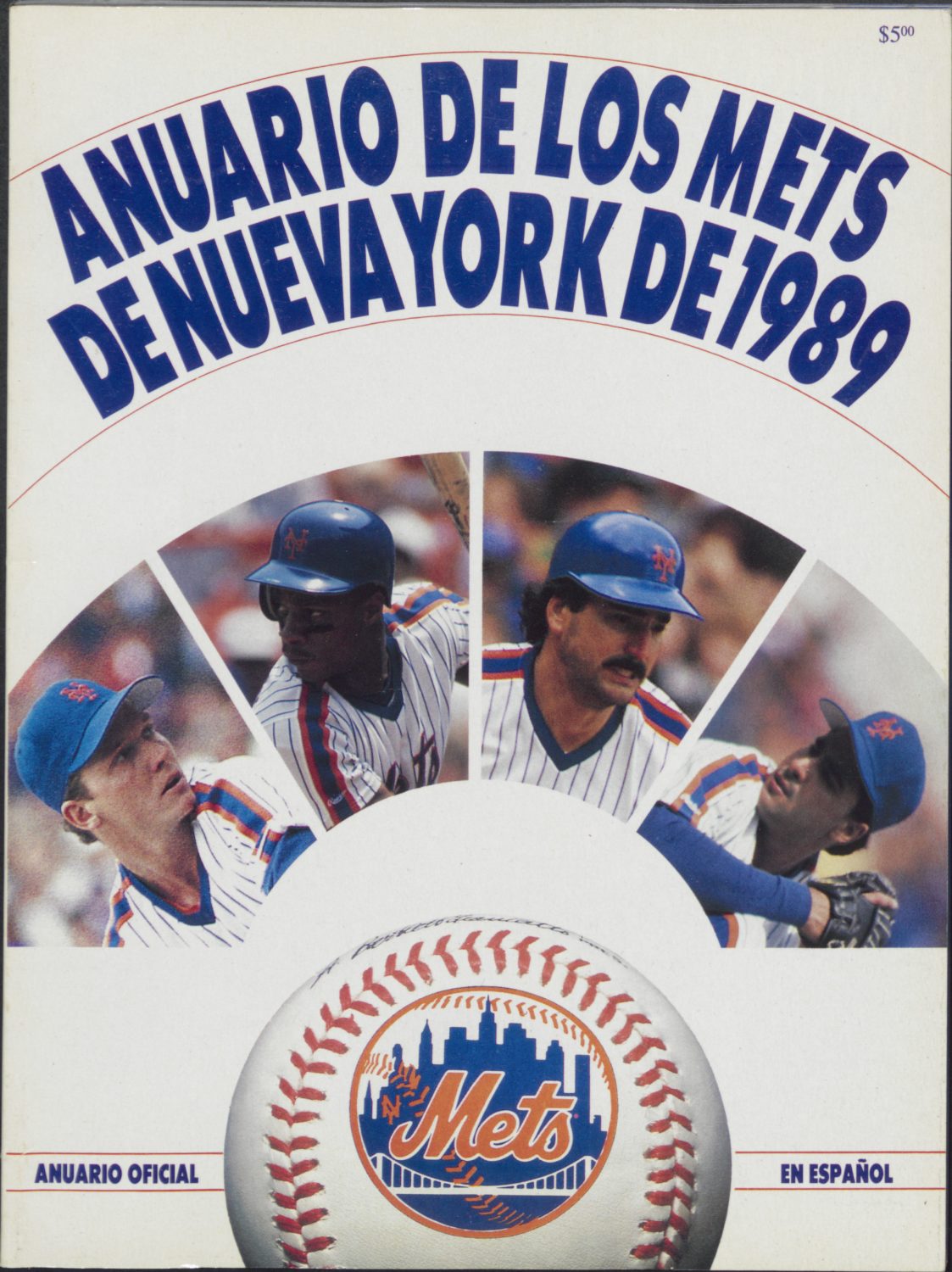 Cover of Spanish-Language 1989 Mets Yearbook