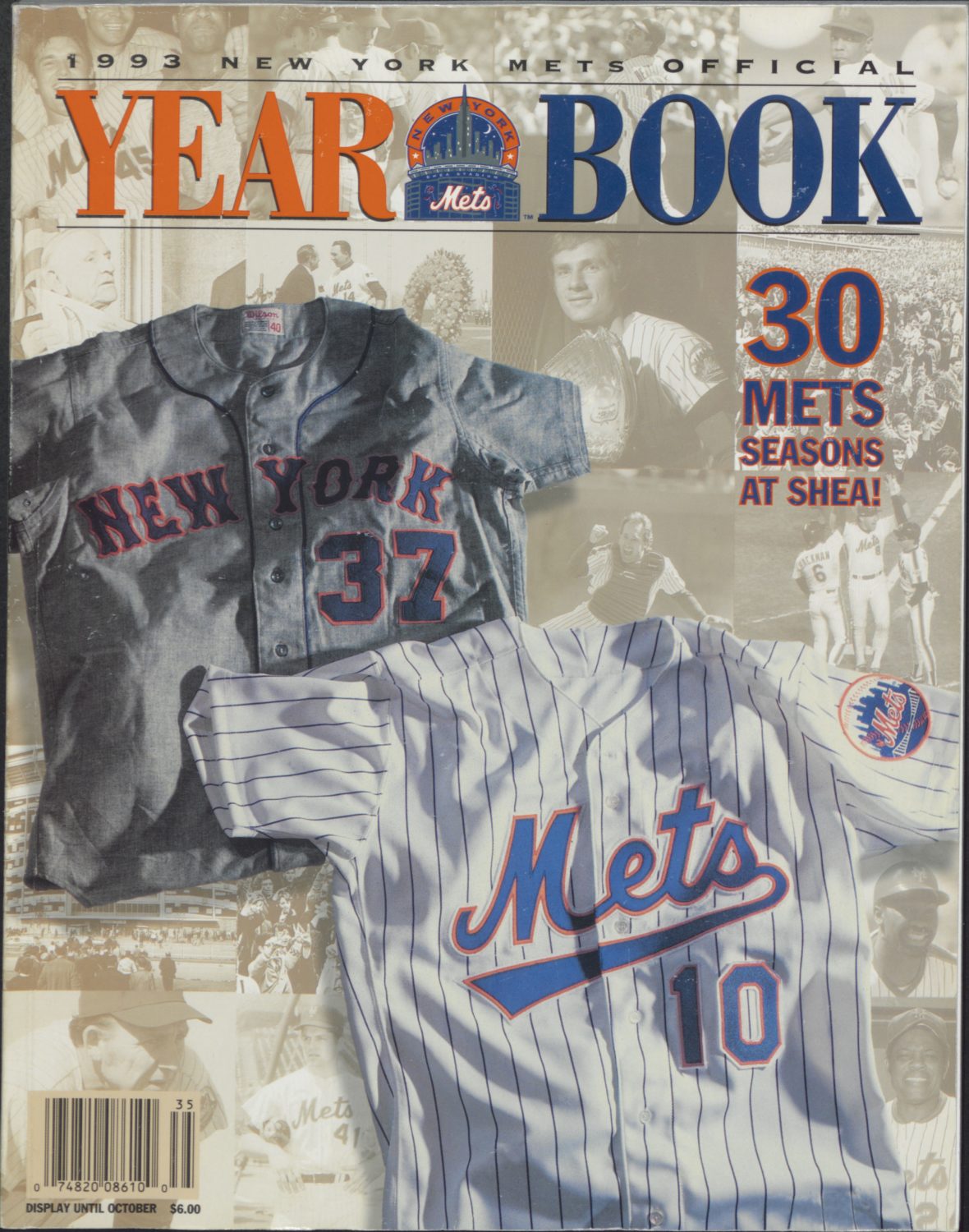 1993 Mets Yearbook: 30 Seasons at Shea