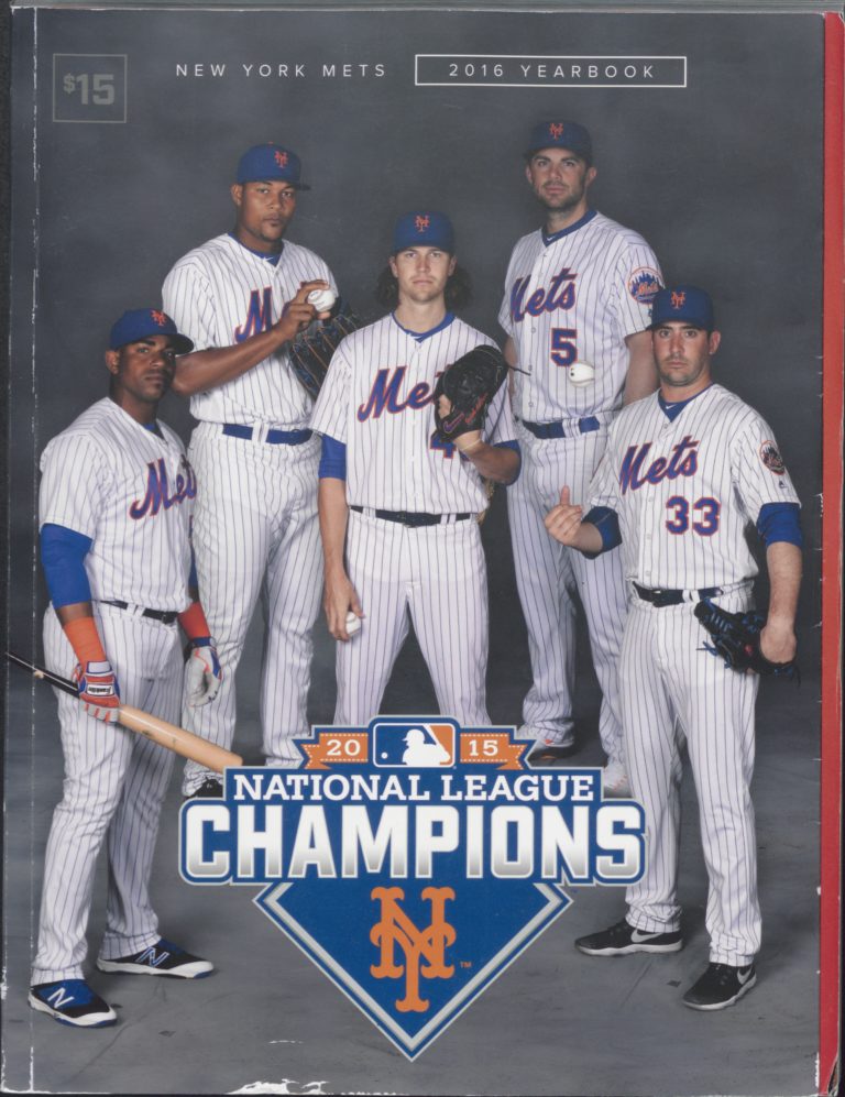 New York Mets Official Yearbook Covers Mets History