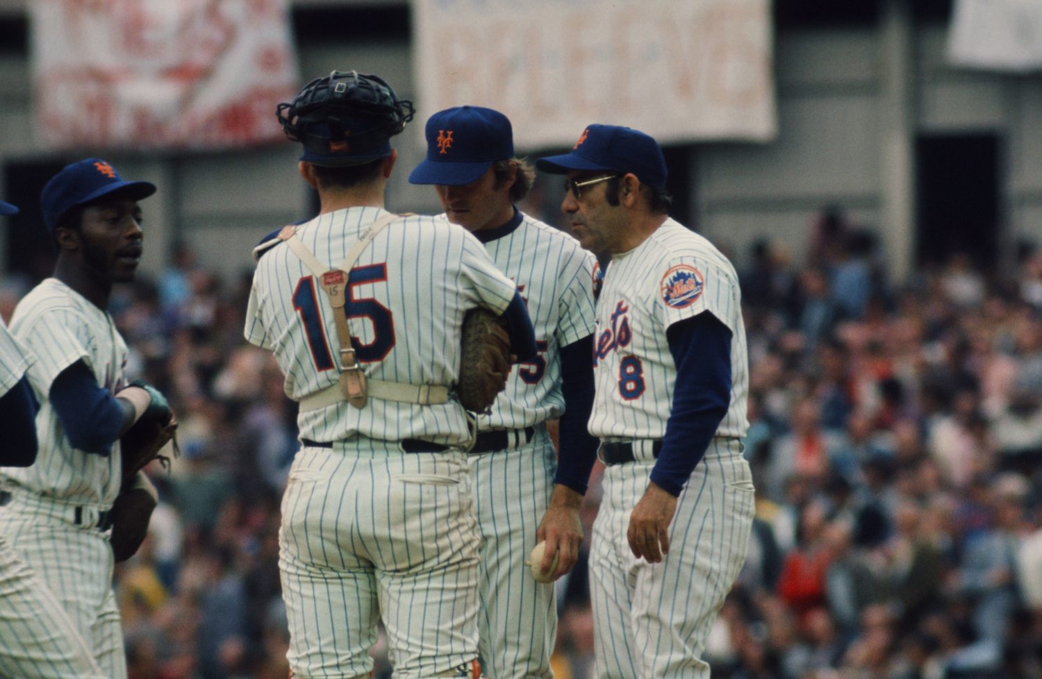 Berra's Trip to the Mound During 1973 NLCS