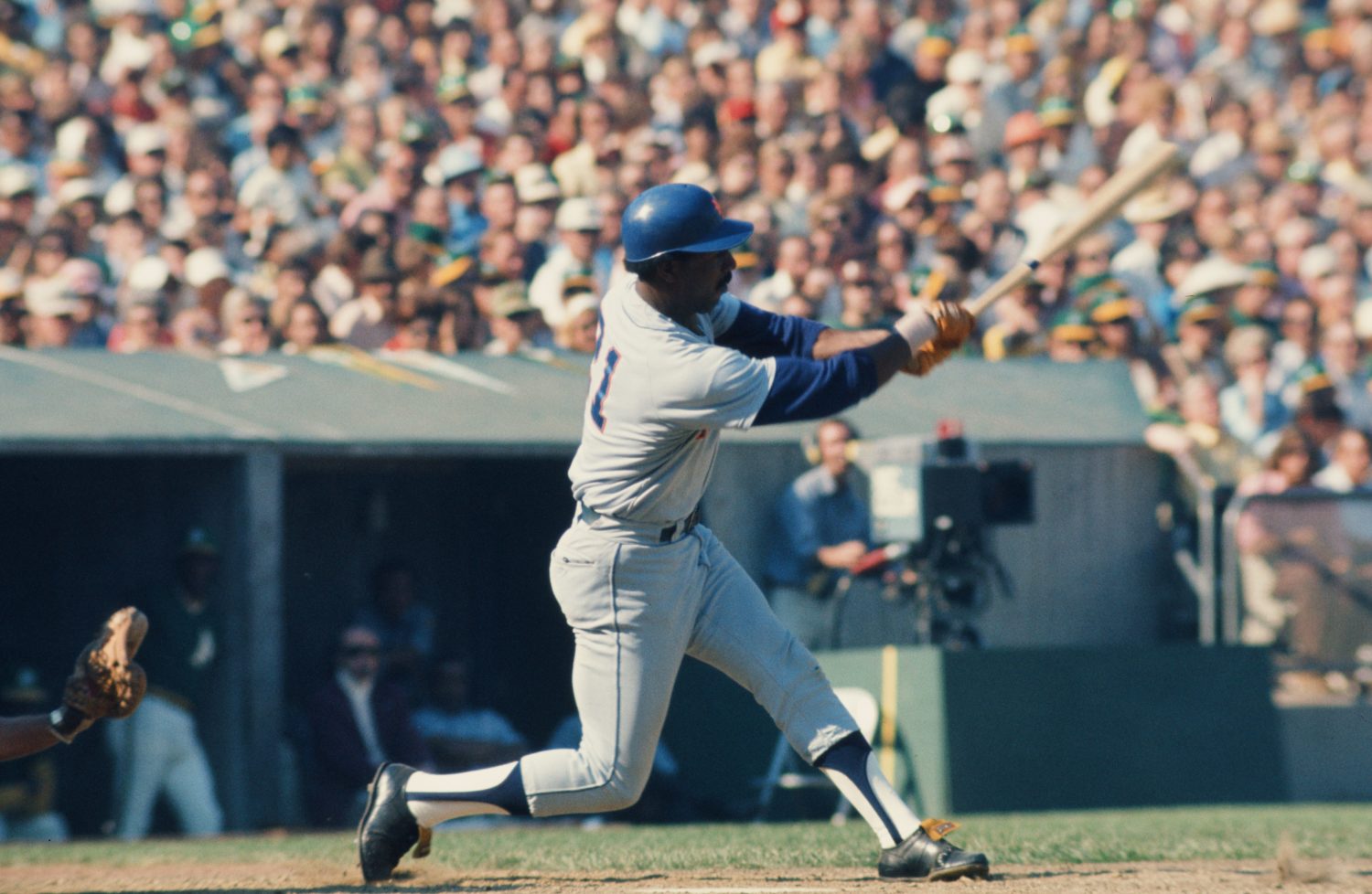 Cleon Jones Takes a Swing in 1973 World Series