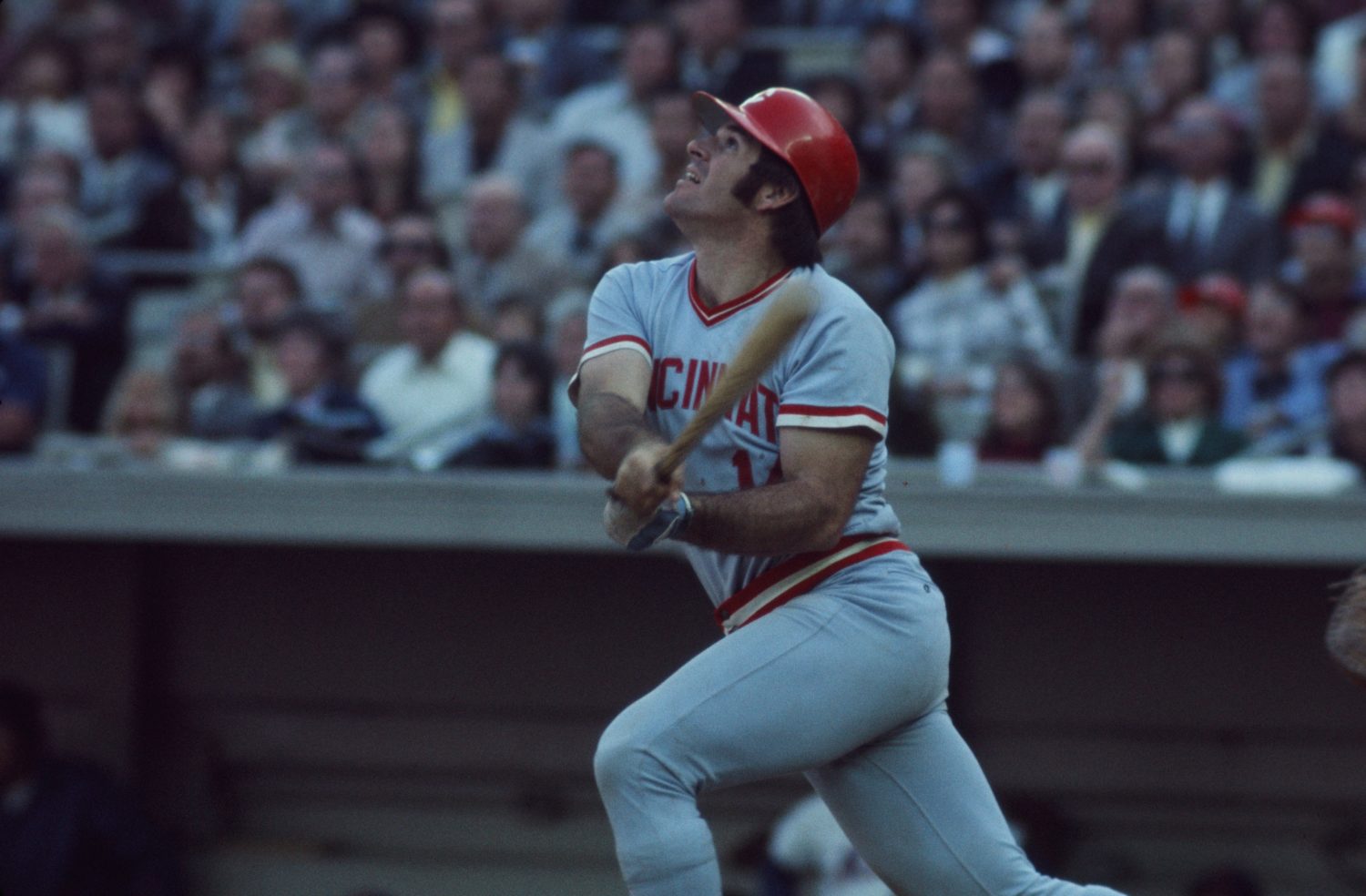 Pete Rose At-Bat During 1973 NLCS