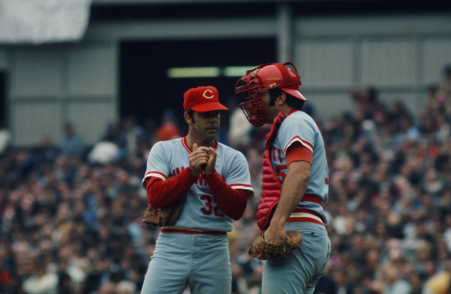 Reds Norman & Bench Talk Strategy in 1973 NLCS