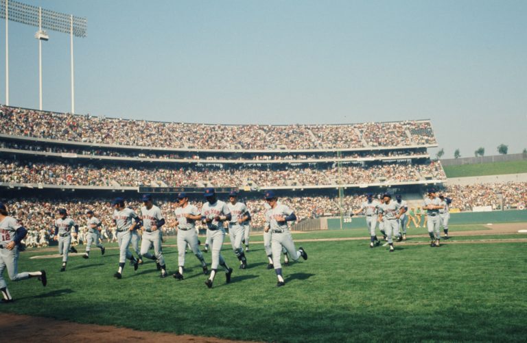 Mets Leave the Field in 1973 World Series